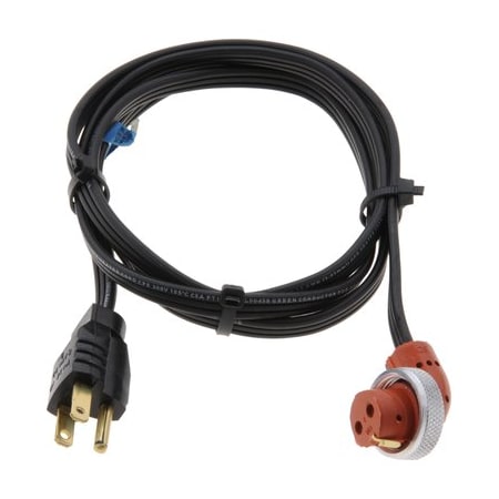 Zerostart Power Cord - 120V 15A Silicone Heater Terminal For 860 & 350 Prefix Heaters, 5' 1.5M Long 3600015